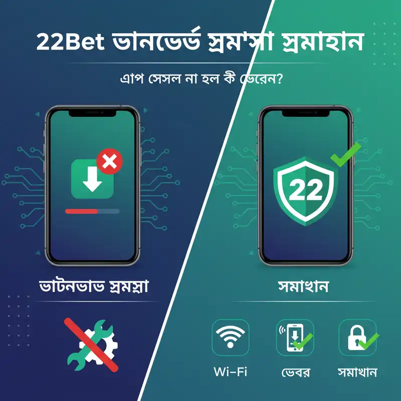 22Bet download errors troubleshooting guide